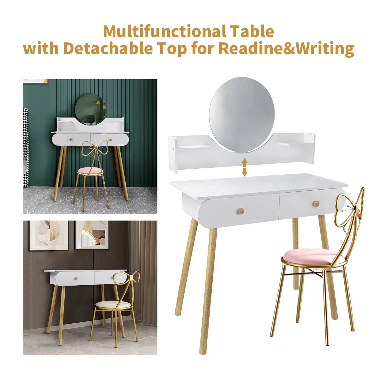 Vanity Table with Mirror
